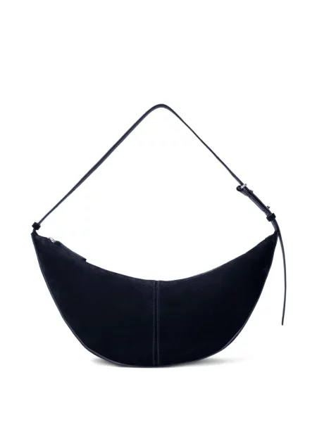 Geantă Proenza Schouler din piele de căprioară albastru
