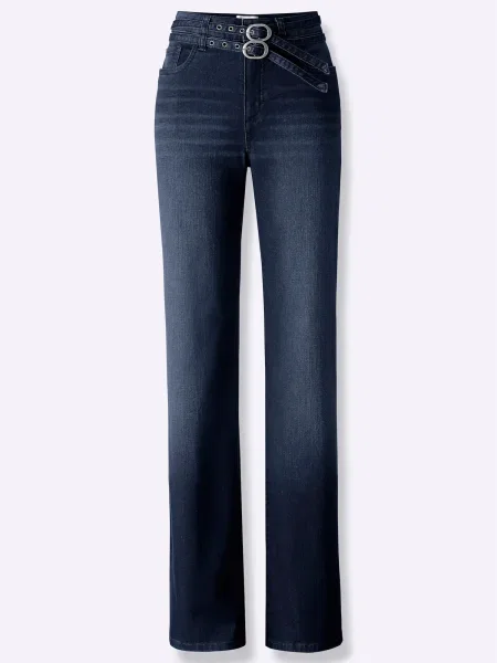 Heine Jeans închis albastru