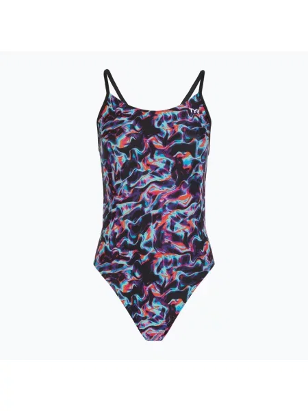 Jednodílné plavky TYR Durafast Elite Energy Cutoutfit multicolor