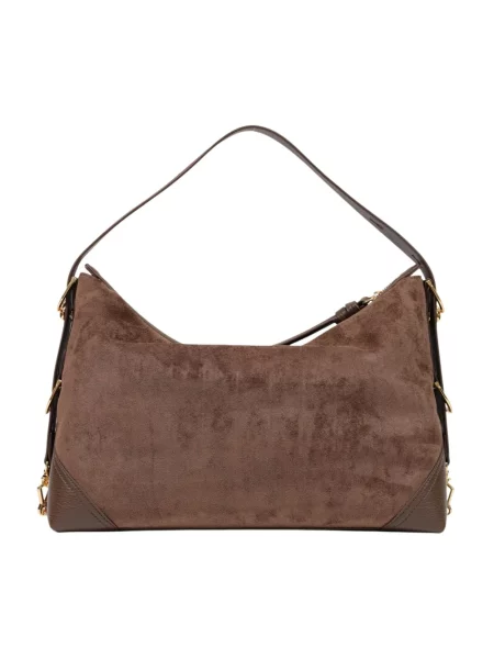 Torebka Love Moschino skórzana brązowa