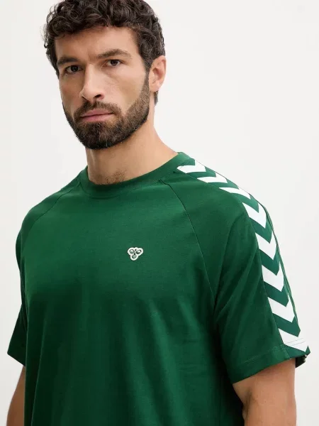 Футболка Hummel Archive з принтом бежевий