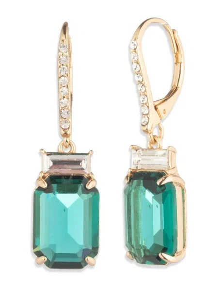 Lauren Ralph Lauren Cercei auriu / smarald verde