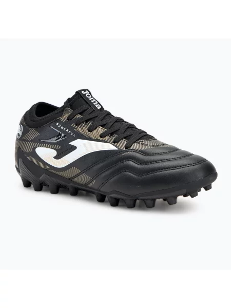 Încălțăminte de fotbal pentru bărbați Joma Powerful AG black/gold negru