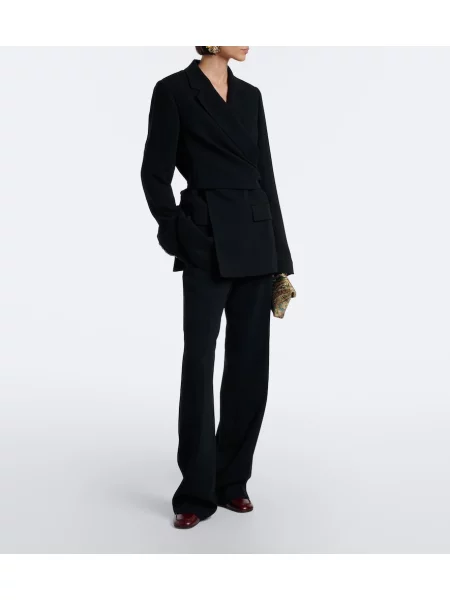 Geacă Dries Van Noten drapată negru
