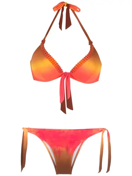 Tie dye bikini Amir Slama z kokardką