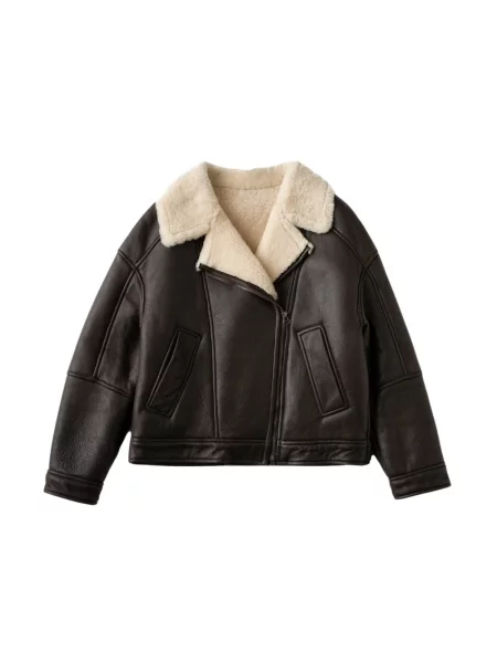 Kurtka Just Things We Like wełniana brązowa