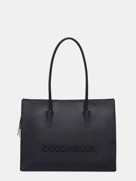 Coccinelle geantă shopper pentru femei din piele