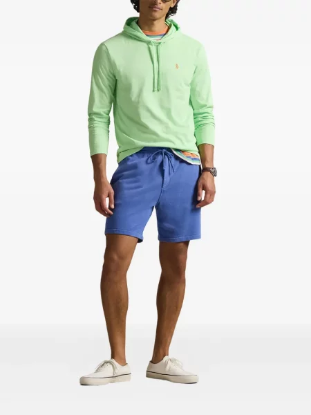 Czapka z daszkiem Polo Ralph Lauren w kratkę z twillu biznesowa niebieska