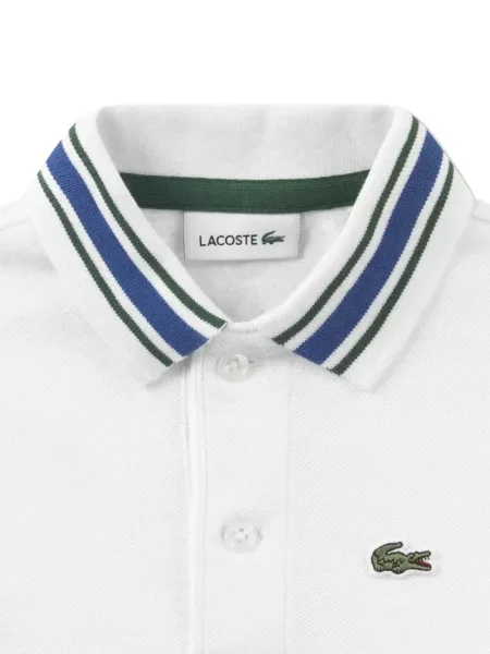 Koszulka polo dziecięca Lacoste biała