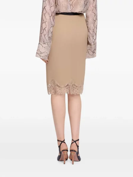 Fustă tip creion Elie Saab din dantelă