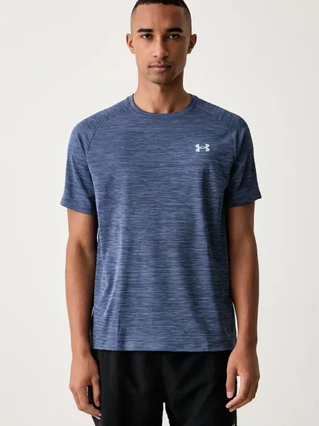 Under Armour tréningové tričko pánske Tech Textured modrá