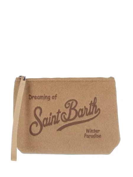 Geantă plic Mc2 Saint Barth cu broderie din fetru