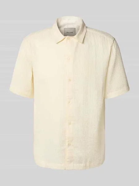 Koszula casualowa o kroju regular fit z czystej bawełny Only & Sons biała