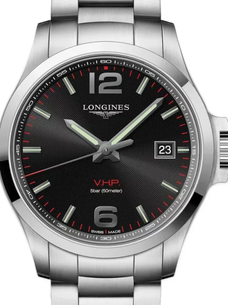 Часовник Longines черно