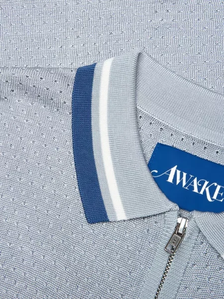 Hálós pólóing Awake Ny kék