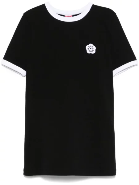 Tricou Kenzo cu model floral negru
