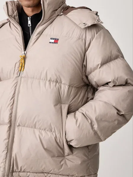 Tommy Jeans пухено яке мъжко бежово