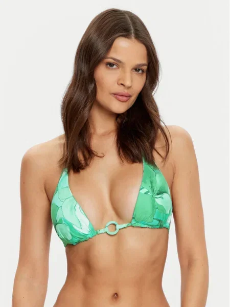 Seafolly Bikini partea de sus Secret Garden verde