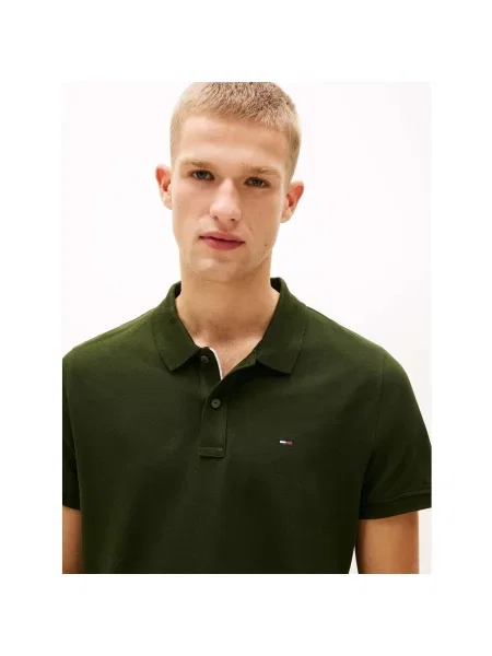 Tommy Jeans Tricou polo verde