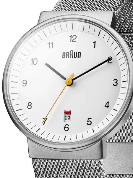 Ceas Braun Watches plasă clasic cu bretele alb