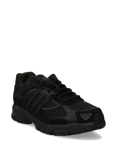 Hanorac grafic Adidas cu dungi cu imagine cu decolteu rotund alb
