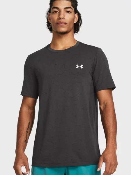 Безшовна спортивна футболка Under Armour сіра