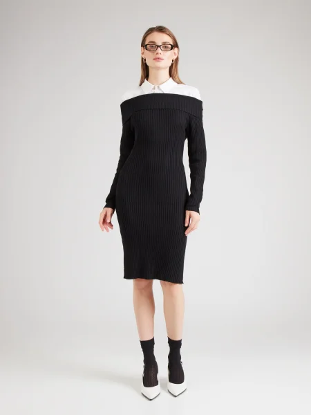 Noisy may Rochie tricotat NMFIFI' negru