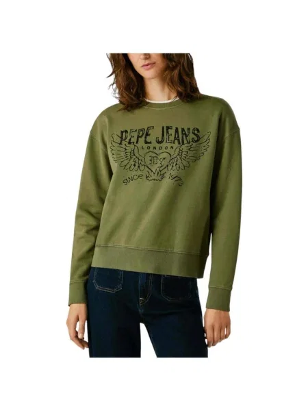 Mikina Pepe Jeans zelená