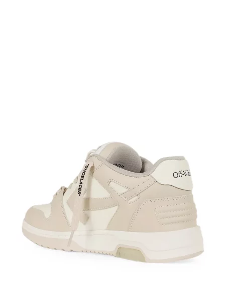 Sneakerși Off-white business alb