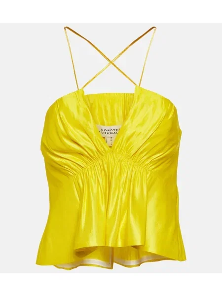 Cropp top Dorothee Schumacher galben