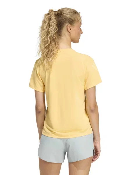 ADIDAS PERFORMANCE Funkčné tričko svetložltá oranžová