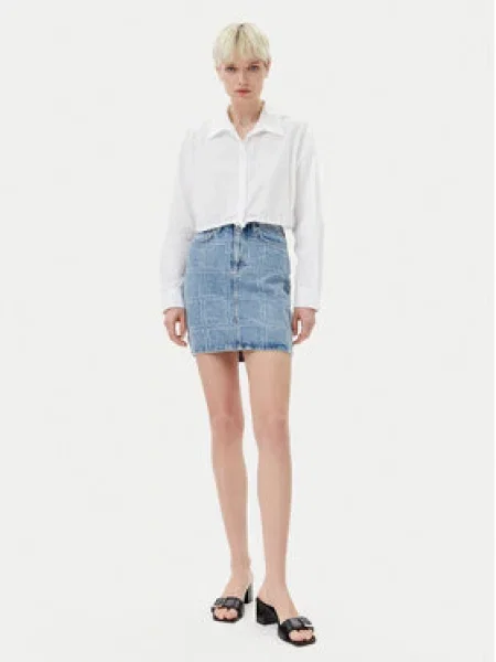 Karl Lagerfeld Jeans Džínová sukně modrá