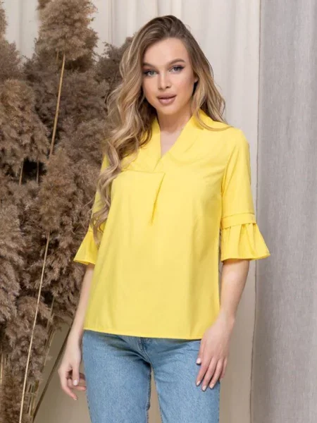 Блуза Uaclothes софтшел жовтий