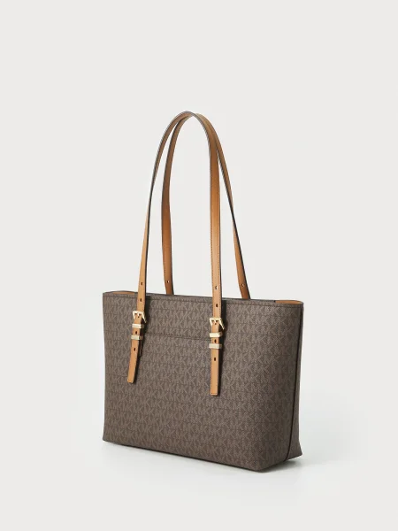 MICHAEL Michael Kors Nakupovalna torba / karamel / čokolada rjava