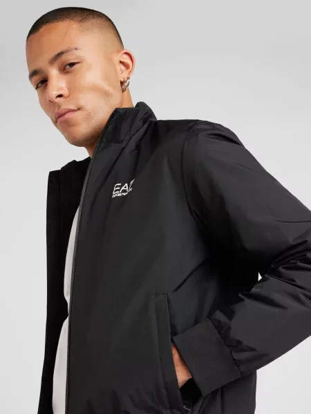 Pánska bunda Emporio Armani Train Core Id black čierna