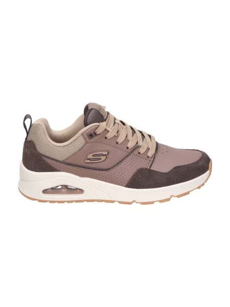 Sneakersy Skechers brązowe
