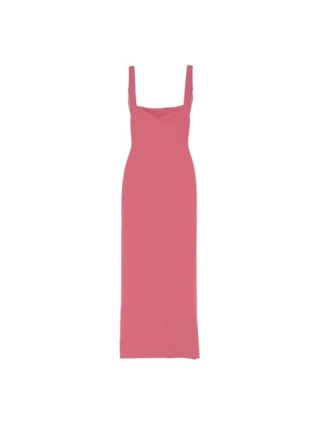 Sukienka maxi Solace London różowa