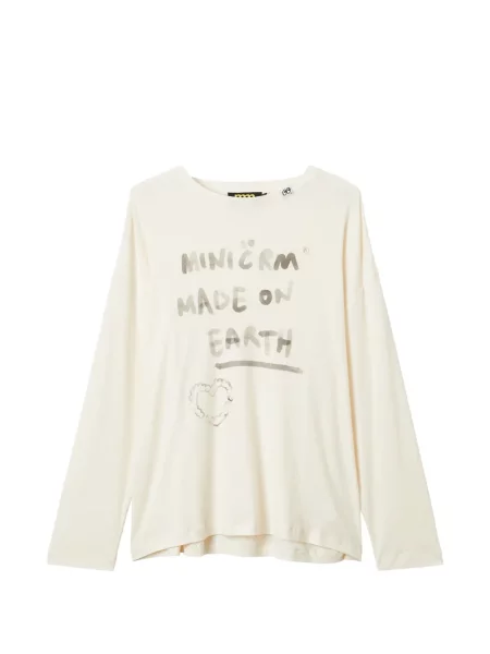 Mini tricou Mini Cream cu imagine mini
