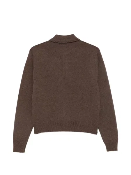 Cardigan Auralee de lână maro