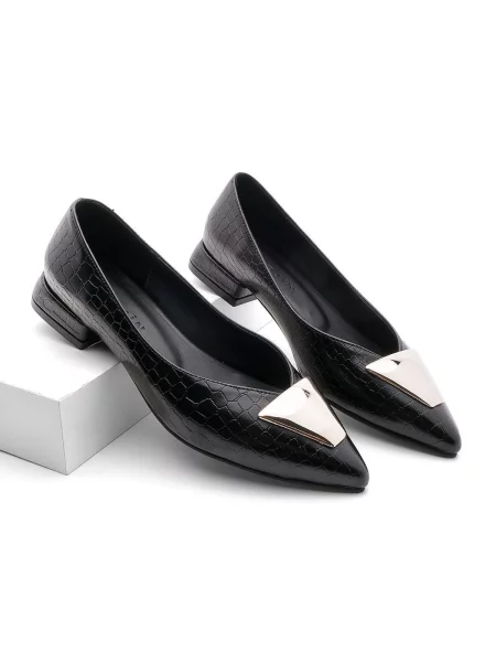 Balerini Marjin cu cataramă negru