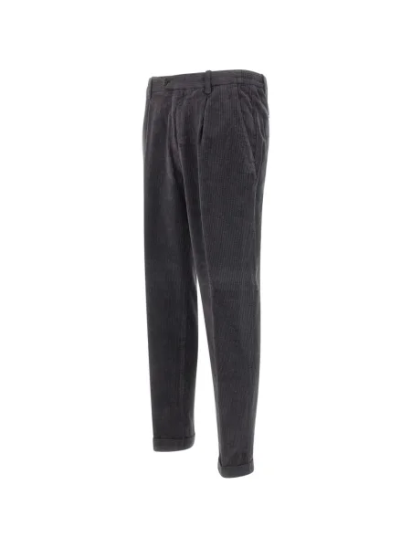 Pantaloni Devore de catifea cord gri