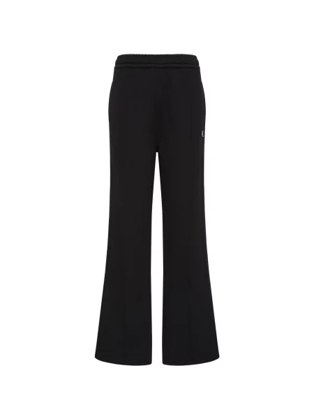 Froté nohavice Calvin Klein Jeans čierna