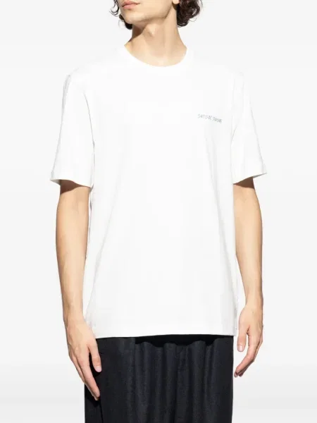 Tricou Samsøe Samsøe cu imagine alb
