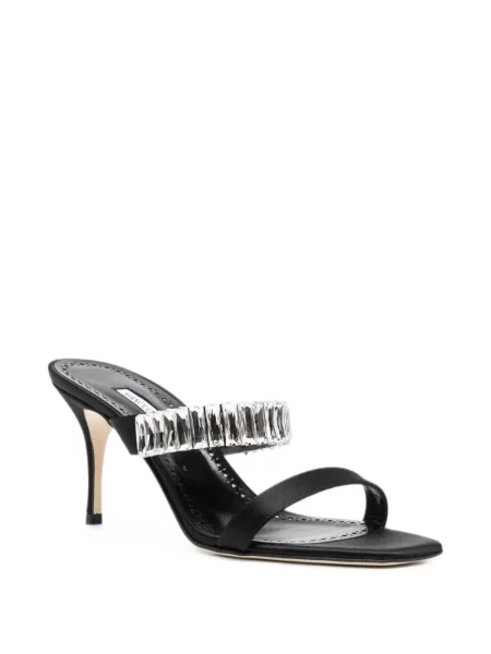 Сандали Manolo Blahnik черно