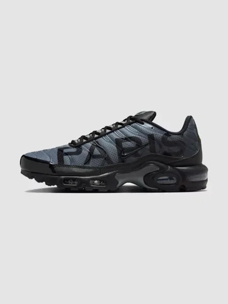 Кожаные кроссовки Nike Air Max Plus черные