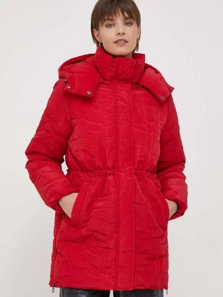 Desigual geaca femei rosu de tranzitie negru