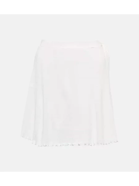 Fustă Live The Process tricotate tenis alb