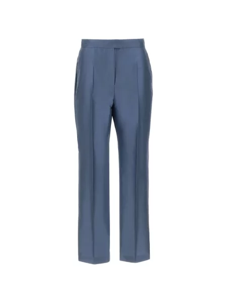 Pantaloni cu picior drept Max Mara elegant albastru
