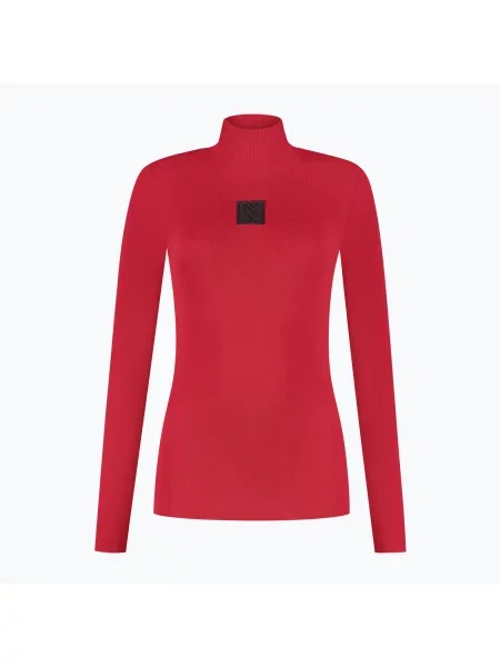 Dámský svetr Nikkie Jolie Ski Turtle Neck red červený