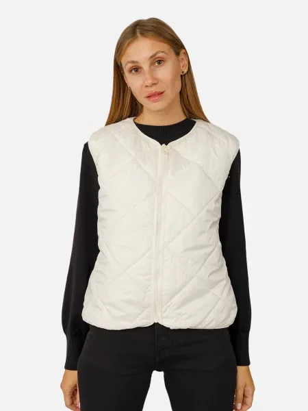 Жилет з утеплювачем YUKI молочний